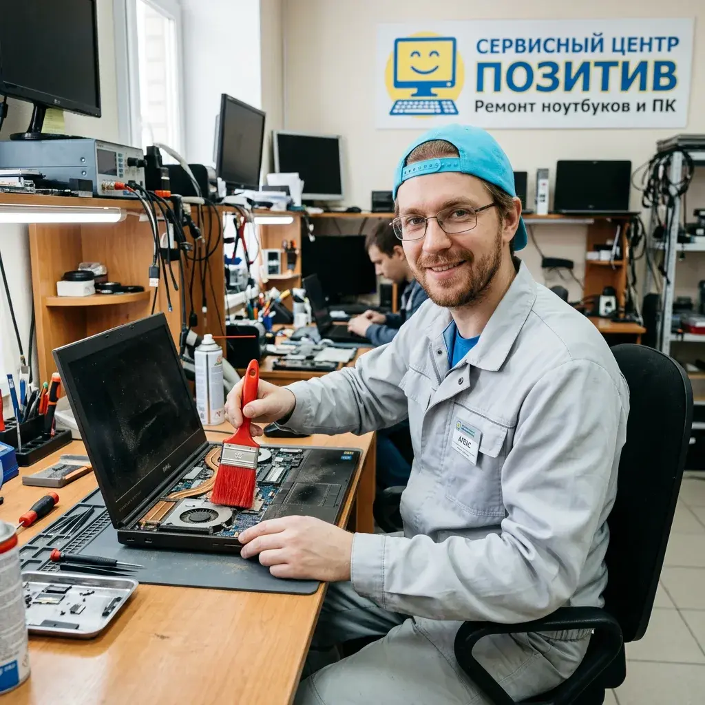 Чистка ноутбука от пыли в Зеленогорске | Замена термопасты