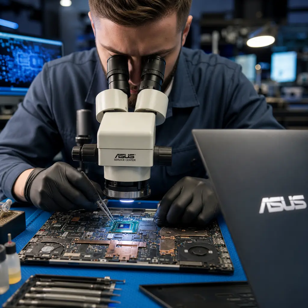 Замена видеокарты ноутбука Asus в Зеленогорске