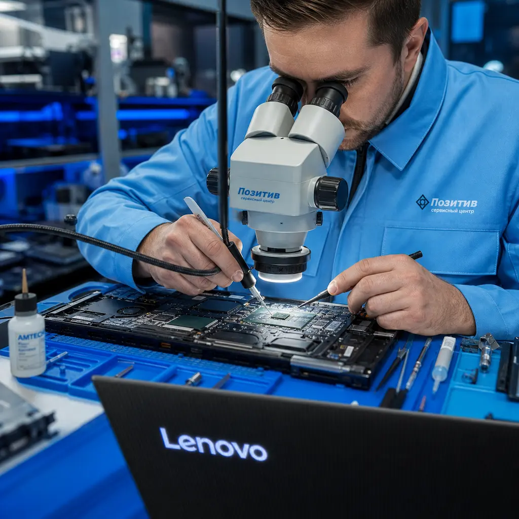 Замена видеокарты ноутбука Lenovo в Зеленогорске