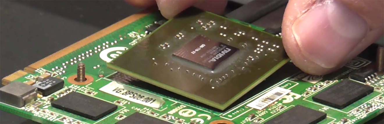 ремонт видео карты ноутбука Sony в Зеленогорске