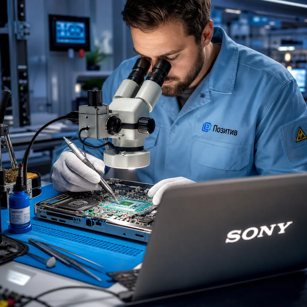 Замена видеокарты ноутбука Sony в Зеленогорске