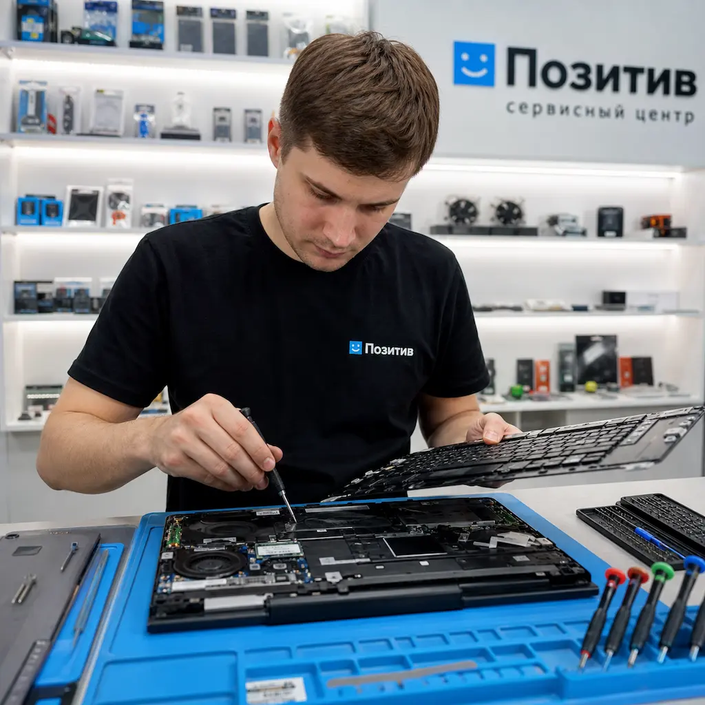заменить клавиатуру на ноутбуке Samsung в Зеленогорске