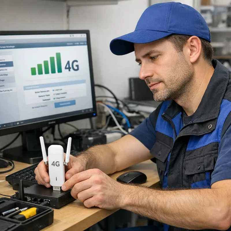 Настройка LTE модема в Зеленогорске