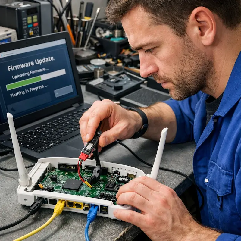 Обновление прошивки роутера в Зеленогорске