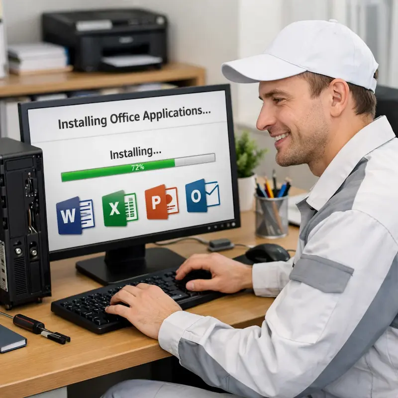 Установка и настройка программ на компьютере в Зеленогорске