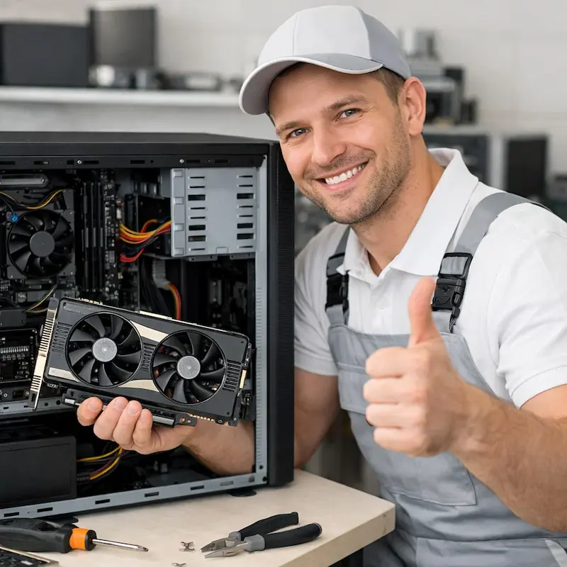 Замена видеокарты ПК в Зеленогорске