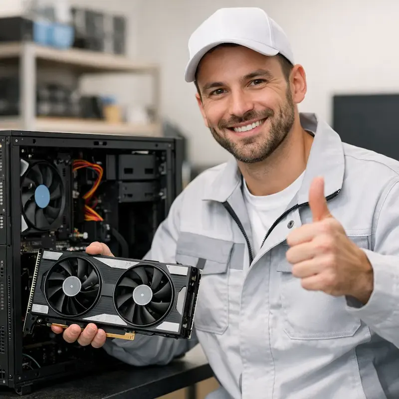 установка видеокарты на ПК в Зеленогорске